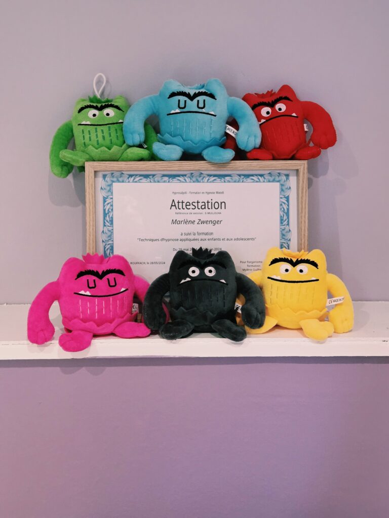 Attestation de formation en hypnose pour enfants et adolescents au cabinet Un souffle de Fée à Buhl